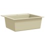 Fregadero de cocina de granito con un seno beige de vidaXL, Fregaderos - Ref: Foro24-144862, Precio: 166,40 €, Descuento: %