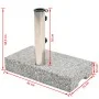 Rechteckiger Sonnenschirmständer aus Granit, 25 kg von , Schirmständer - Ref: Foro24-43725, Preis: 74,21 €, Rabatt: %