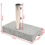 Rechteckiger Sonnenschirmständer aus Granit, 25 kg von , Schirmständer - Ref: Foro24-43725, Preis: 69,54 €, Rabatt: %