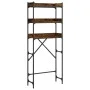 Engineered wood washing machine shelf smoke oak 67x25x163 cm by , Accessories for washing machines and dryers - Ref: Foro24-8...