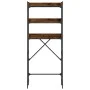 Engineered wood washing machine shelf smoke oak 67x25x163 cm by , Accessories for washing machines and dryers - Ref: Foro24-8...