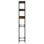 Engineered wood washing machine shelf smoke oak 67x25x163 cm by , Accessories for washing machines and dryers - Ref: Foro24-8...