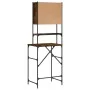 Armario de lavadora color roble ahumado 68x48,5x194 cm de , Accesorios para lavadoras y secadoras - Ref: Foro24-838975, Preci...