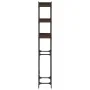Brown oak engineered wood washing machine shelf 67x25x163 cm by , Accessories for washing machines and dryers - Ref: Foro24-8...