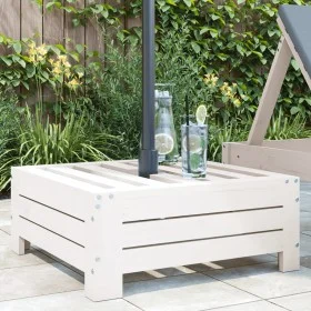 Solid white pine wood umbrella base cover by , Umbrella bases - Ref: Foro24-825332, Price: 61,07 €, Discount: %