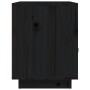 Mesitas de noche 2 uds madera maciza de pino negro 40x34x45 cm de vidaXL, Mesitas de noche - Ref: Foro24-818304, Precio: 69,72 €