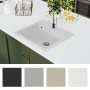 Granite kitchen sink with a white bowl by vidaXL, Sinks - Ref: Foro24-144863, Price: 215,71 €, Discount: %