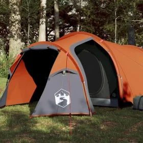 Wasserdichtes 3-Personen-Tunnelzelt in Grau und Orange von , Zelte - Ref: Foro24-94392, Preis: 95,21 €, Rabatt: %