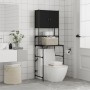 Armario de lavadora negro 68x48,5x194 cm de , Accesorios para lavadoras y secadoras - Ref: Foro24-838973, Precio: 92,41 €, De...
