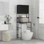 Black washing machine cabinet 68x48.5x194 cm by , Accessories for washing machines and dryers - Ref: Foro24-838973, Price: 97...