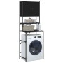 Armario de lavadora negro 68x48,5x194 cm de , Accesorios para lavadoras y secadoras - Ref: Foro24-838973, Precio: 92,41 €, De...