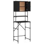 Armario de lavadora negro 68x48,5x194 cm de , Accesorios para lavadoras y secadoras - Ref: Foro24-838973, Precio: 92,41 €, De...