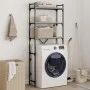 Sonoma oak engineered wood washing machine shelf 67x25x163 cm by , Accessories for washing machines and dryers - Ref: Foro24-...