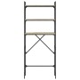Sonoma oak engineered wood washing machine shelf 67x25x163 cm by , Accessories for washing machines and dryers - Ref: Foro24-...