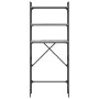 Sonoma gray engineered wood washing machine shelf 67x25x163 cm by , Accessories for washing machines and dryers - Ref: Foro24...