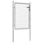 Galvanized silver steel garden gate 105x150 cm by vidaXL, garden gates - Ref: Foro24-144756, Price: 157,81 €, Discount: %
