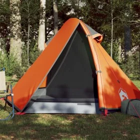 2 Person Igloo Tent Waterproof Gray Orange by , tents - Ref: Foro24-94321, Price: 47,99 €, Discount: %