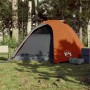 Tienda de campaña iglú para 4 personas impermeable gris naranja de , Tiendas de campaña - Ref: Foro24-94337, Precio: 68,75 €,...