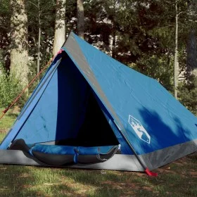 2-Personen-Zelt 185T Taftblau 200x120x88/62 cm von , Zelte - Ref: Foro24-94363, Preis: 37,93 €, Rabatt: %