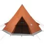 Tienda de campaña tipi para 4 personas impermeable gris naranja de , Tiendas de campaña - Ref: Foro24-94382, Precio: 139,13 €...