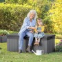 Keter Aufbewahrungsbox für den Garten Darwin grau 380 L von , Aufbewahrungsboxen für den Außenbereich - Ref: Foro24-440522, P...