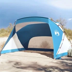 Beach store 185T light blue polyester 274x178x170/148 cm by , tents - Ref: Foro24-94403, Price: 57,77 €, Discount: %