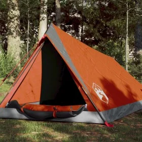 Waterproof gray and orange 2-person tent by , tents - Ref: Foro24-94364, Price: 39,54 €, Discount: %