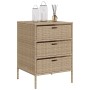 Gartenschrank PE Rattan beige 55x59x80 cm von , Aufbewahrungsboxen für den Außenbereich - Ref: Foro24-365554, Preis: 139,22 €...