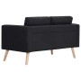 Black fabric 2-seater sofa by vidaXL, Sofas - Ref: Foro24-281359, Price: 246,15 €, Discount: %