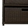 PE Rattan Gartenschrank braun 55x59x69 cm von , Aufbewahrungsboxen für den Außenbereich - Ref: Foro24-365556, Preis: 140,82 €...