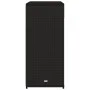 PE black rattan garden storage cabinet 105x55x113 cm by , Outdoor storage boxes - Ref: Foro24-365563, Price: 201,43 €, Discou...