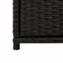 PE black rattan garden storage cabinet 105x55x113 cm by , Outdoor storage boxes - Ref: Foro24-365563, Price: 201,43 €, Discou...
