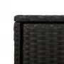 PE black rattan garden storage cabinet 105x55x113 cm by , Outdoor storage boxes - Ref: Foro24-365563, Price: 201,43 €, Discou...
