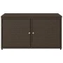 PE Rattan Gartenschrank braun 110x55x60,5 cm von , Aufbewahrungsboxen für den Außenbereich - Ref: Foro24-365568, Preis: 149,5...