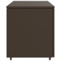 PE Rattan Gartenschrank braun 110x55x60,5 cm von , Aufbewahrungsboxen für den Außenbereich - Ref: Foro24-365568, Preis: 148,1...