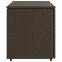 PE Rattan Gartenschrank braun 110x55x60,5 cm von , Aufbewahrungsboxen für den Außenbereich - Ref: Foro24-365568, Preis: 149,5...