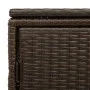 PE Rattan Gartenschrank braun 110x55x60,5 cm von , Aufbewahrungsboxen für den Außenbereich - Ref: Foro24-365568, Preis: 149,5...