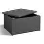 Keter Tisch mit Stauraum Arica Graphit von , Aufbewahrungsboxen für den Außenbereich - Ref: Foro24-408954, Preis: 83,78 €, Ra...