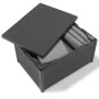 Keter Mesa con almacenaje Arica grafito de , Cajas de almacenaje para exteriores - Ref: Foro24-408954, Precio: 83,91 €, Descu...