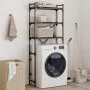 Estantería lavadora madera ingeniería roble humo 67x25x163 cm by , Accessories for washing machines and dryers - Ref: Foro24-...