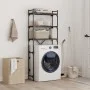 Estantería lavadora madera ingeniería roble humo 67x25x163 cm by , Accessories for washing machines and dryers - Ref: Foro24-...