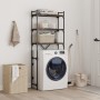 Estantería lavadora madera ingeniería roble humo 67x25x163 cm by , Accessories for washing machines and dryers - Ref: Foro24-...