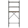 Estantería lavadora madera ingeniería roble humo 67x25x163 cm by , Accessories for washing machines and dryers - Ref: Foro24-...