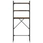 Estantería lavadora madera ingeniería roble humo 67x25x163 cm by , Accessories for washing machines and dryers - Ref: Foro24-...