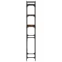 Estantería lavadora madera ingeniería roble humo 67x25x163 cm by , Accessories for washing machines and dryers - Ref: Foro24-...