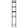 Estantería lavadora madera ingeniería roble humo 67x25x163 cm by , Accessories for washing machines and dryers - Ref: Foro24-...