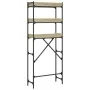 Estantería lavadora madera ingeniería roble Sonoma 67x25x163 cm de , Accesorios para lavadoras y secadoras - Ref: Foro24-8389...