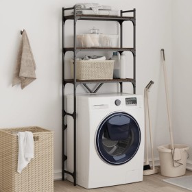 Estantería lavadora madera ingeniería roble marrón 67x25x163 cm by , Accessories for washing machines and dryers - Ref: Foro2...