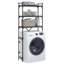 Regal Regal Waschmaschine aus Eichenholz 67x25x163 cm in Braun. von , Zubehör für Waschmaschinen und Trockner - Ref: Foro24-8...