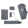 Tienda de playa 185T poliéster gris 274x178x170/148 cm by , tents - Ref: Foro24-94405, Price: 63,89 €, Discount: %